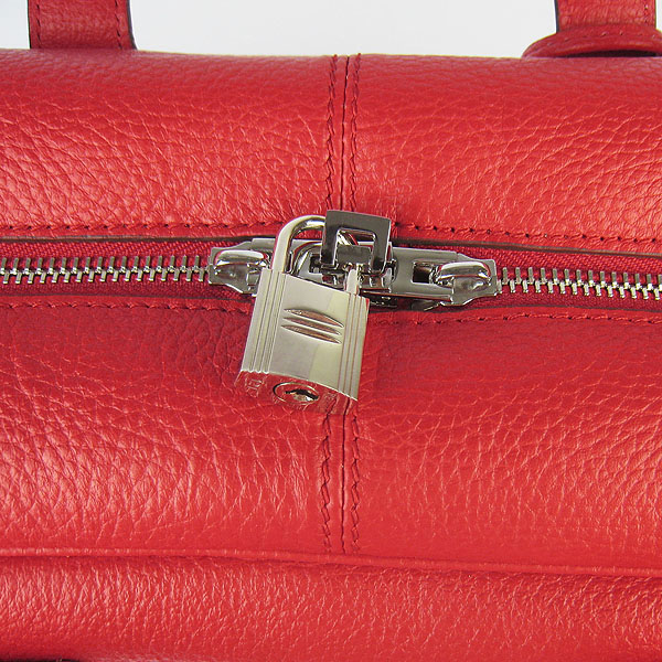 Best Replica Hermes Victoria Cowskin Leather Bags 2010 Red H2802